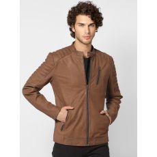 Brown Pure Leather  Jacket
